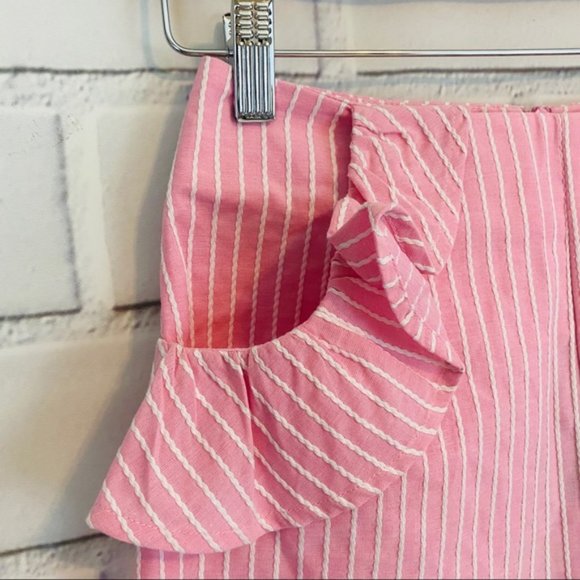 The Fifth Label Parcel Striped Ruffle Shorts - Picture 6 of 8
